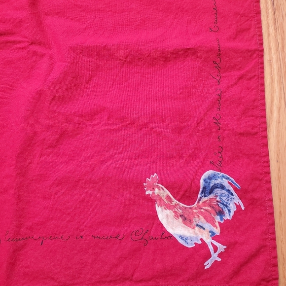 Williams Sonoma rooster‎ French print cotton napkins 20 x 20 (3) - Picture 4 of 8